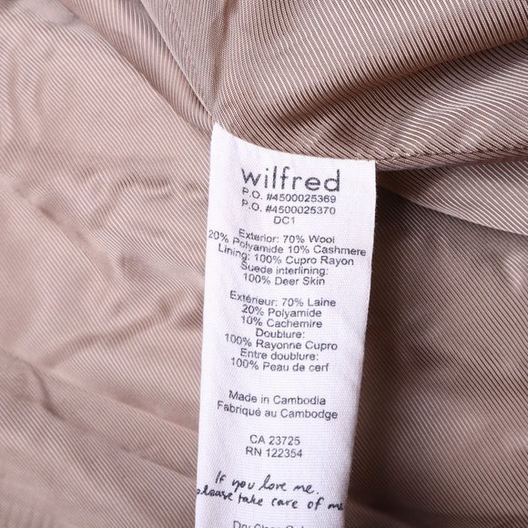 Wilfred Tan Cocoon Coat - Picture 6 of 6